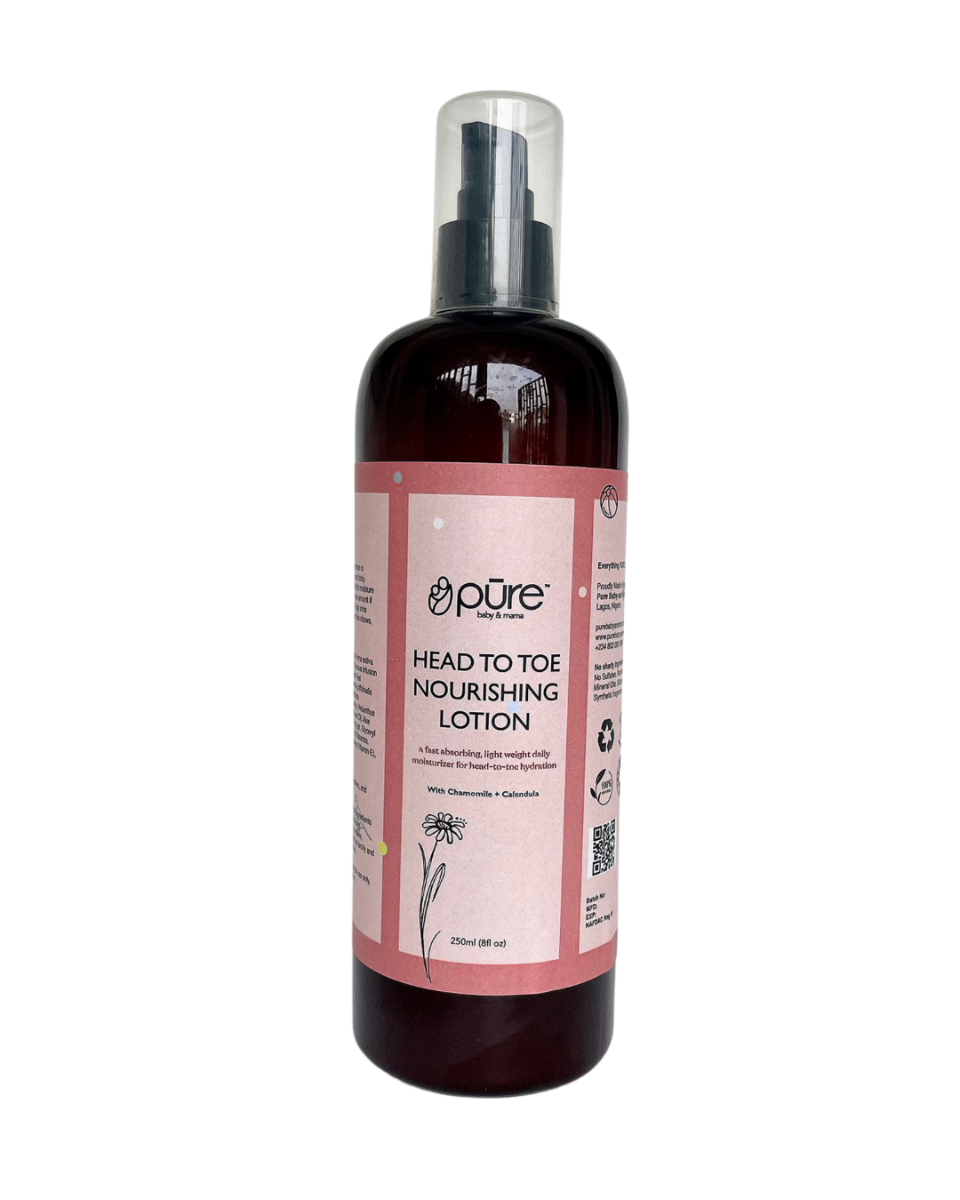 Lotion nourrissante de la tête aux pieds